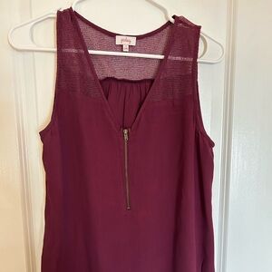 Sleeveless top